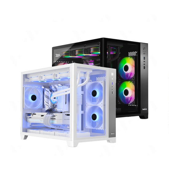 Vỏ máy tính CASE MAGIC MIX-TOWER (Kính vô cực) - Hàng Chính Hãng