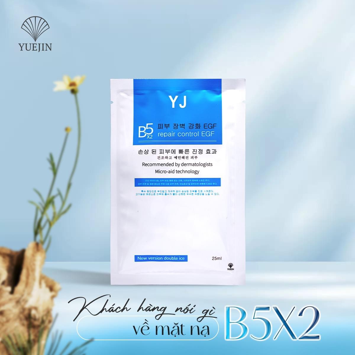 Mặt nạ Yuejin B5 Repair Control EGF 25ml hạn 2027 Hàn Quốc bản mới nhất
