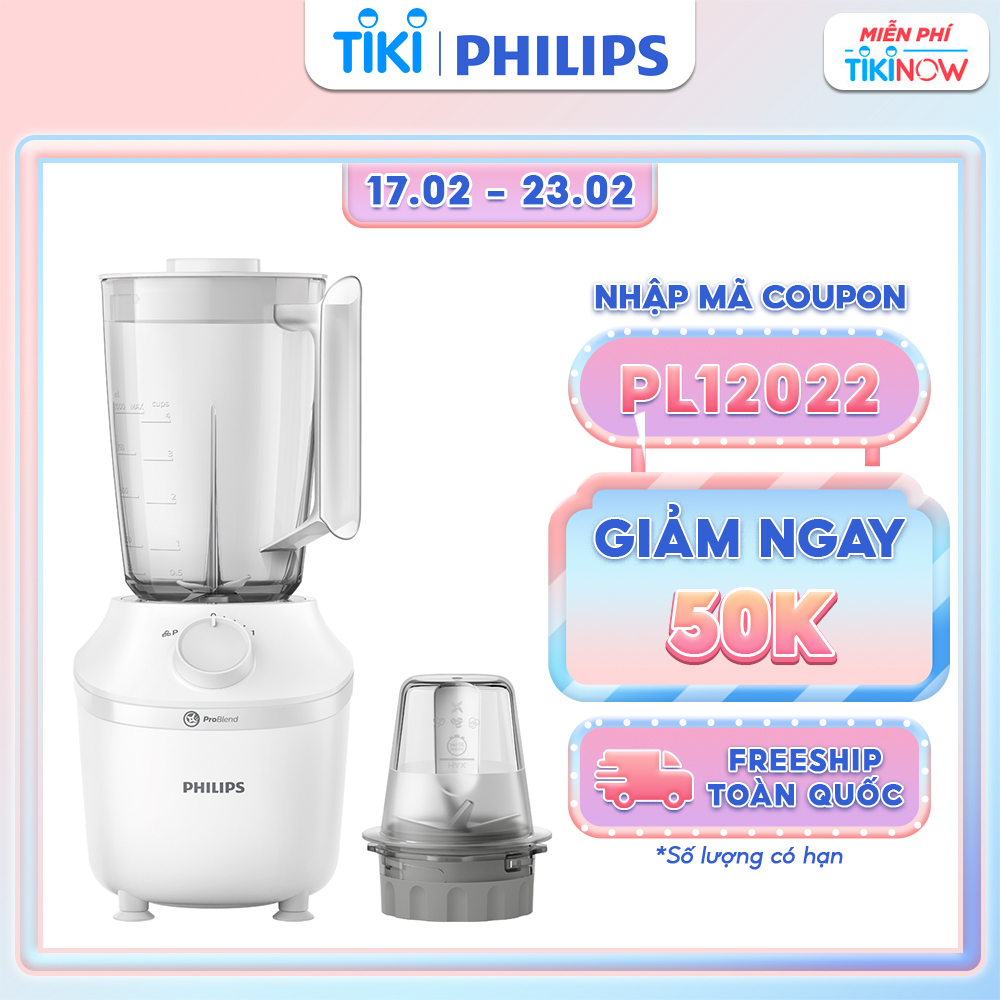 Máy Xay Sinh Tố PHILIPS HR2041/10 450W - Hàng Chính Hãng