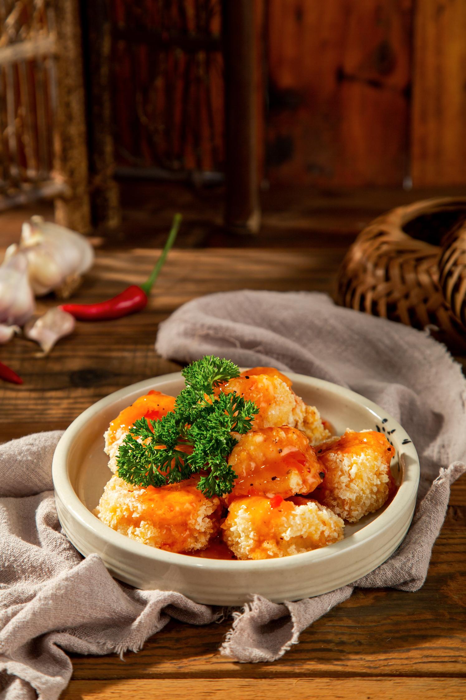 Tôm chiên Hoàng bào - 400g