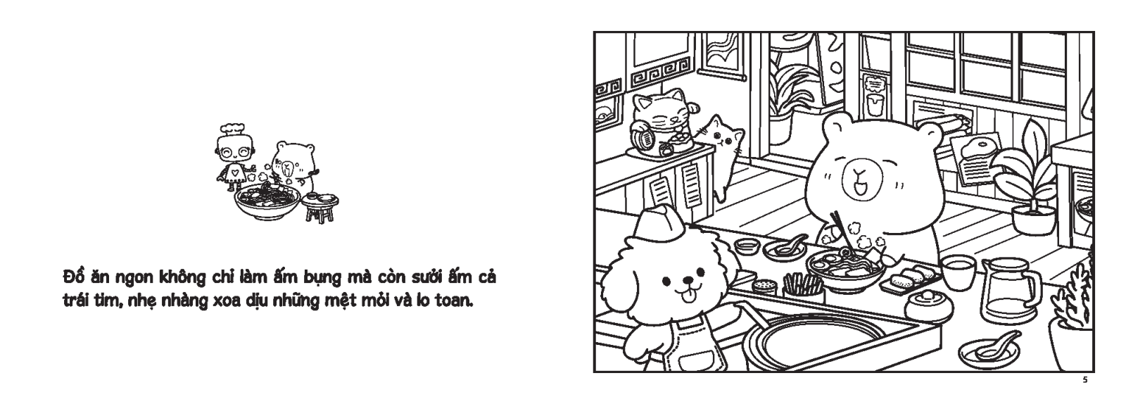 Sách Tô Màu - Hạnh Phúc Nhỏ Của Capybara