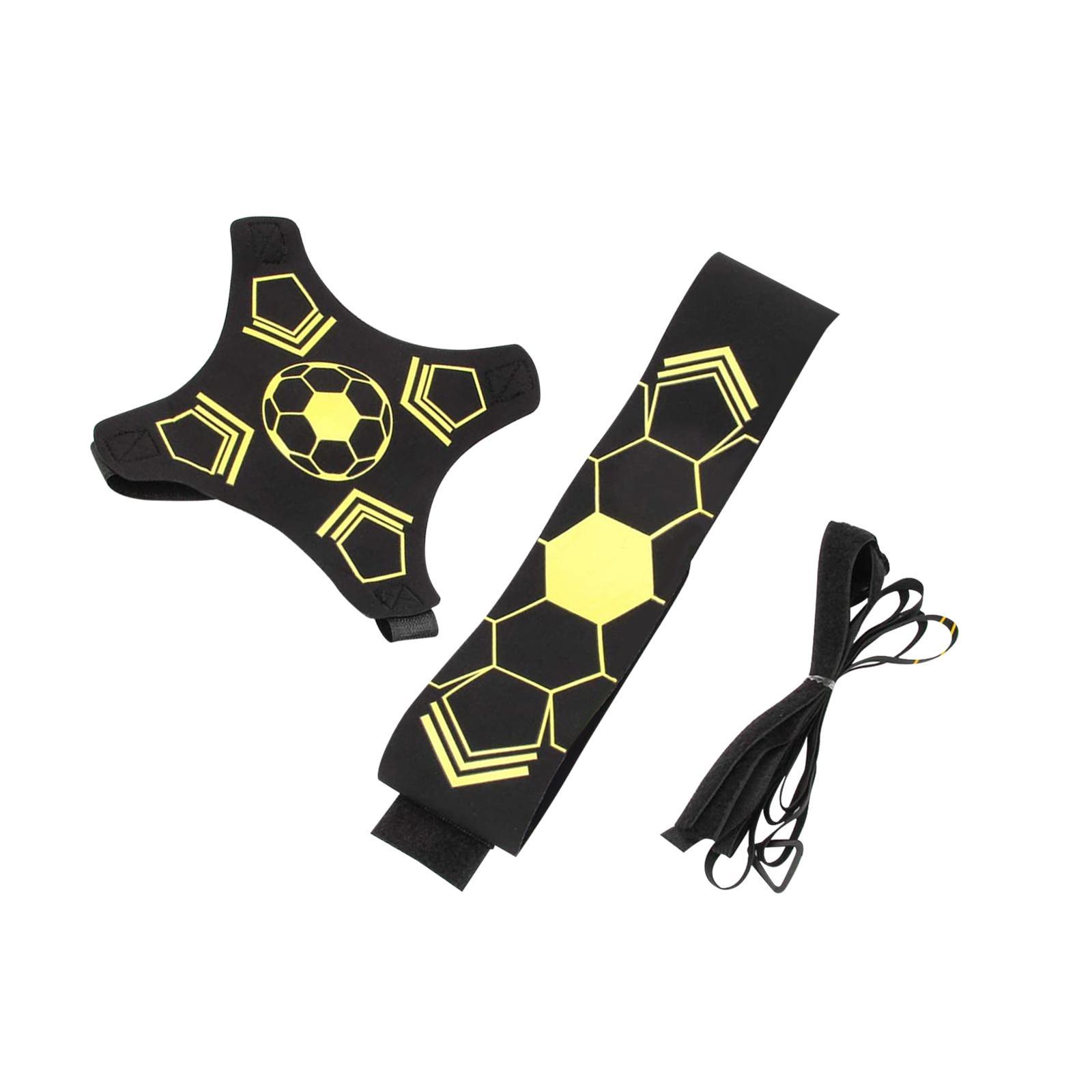 Kick Throw Solo Practice Fits Ball 3, 4,and 5 Game Ball Hands Soccer Trainer