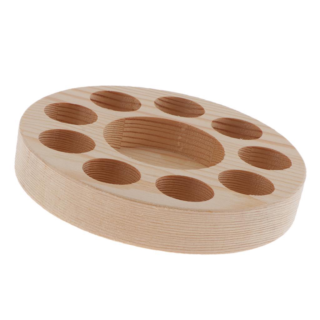 2Set Essential Oil Storage Box Wooden Aromatherapy Organizer Display Holder Tray
