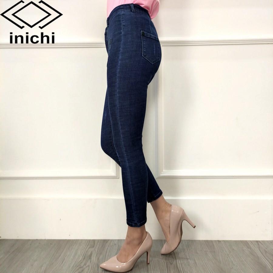 Quần jean nữ Q698 co giản cao cấp cào nhẹ chất vải mềm mịn INICHI Official