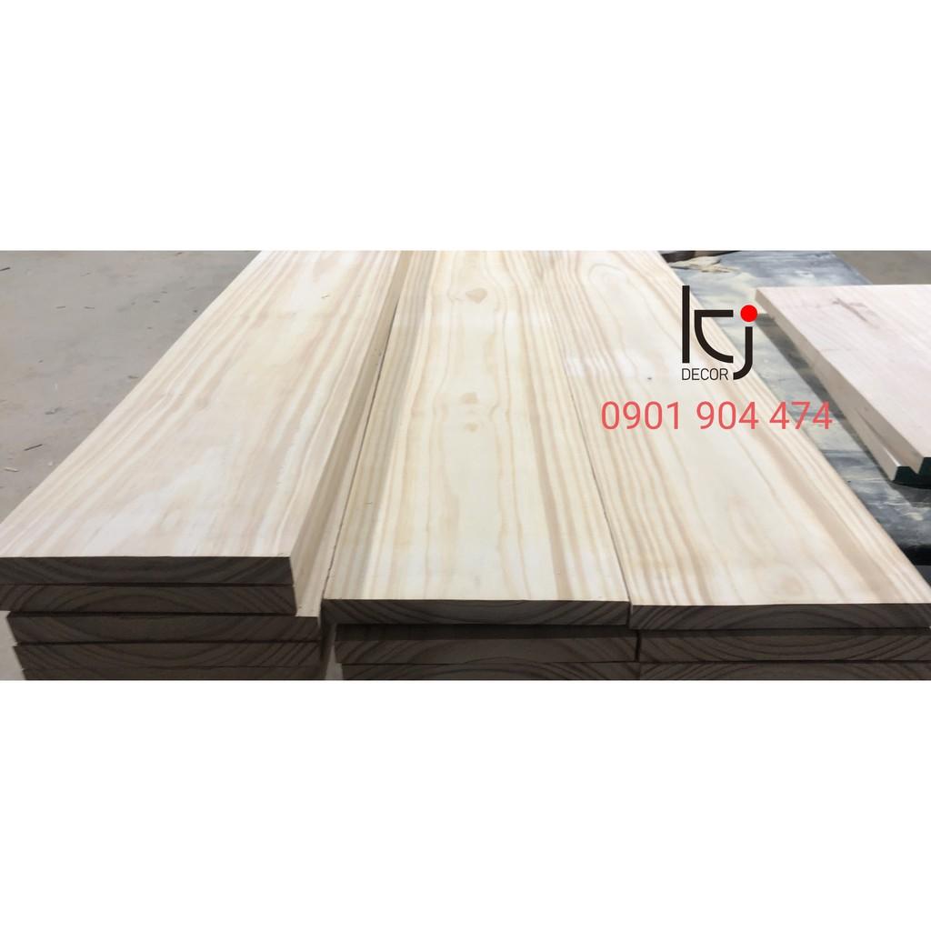 Thanh gỗ thông 50x10x2.5cm láng mịn 4 mặt