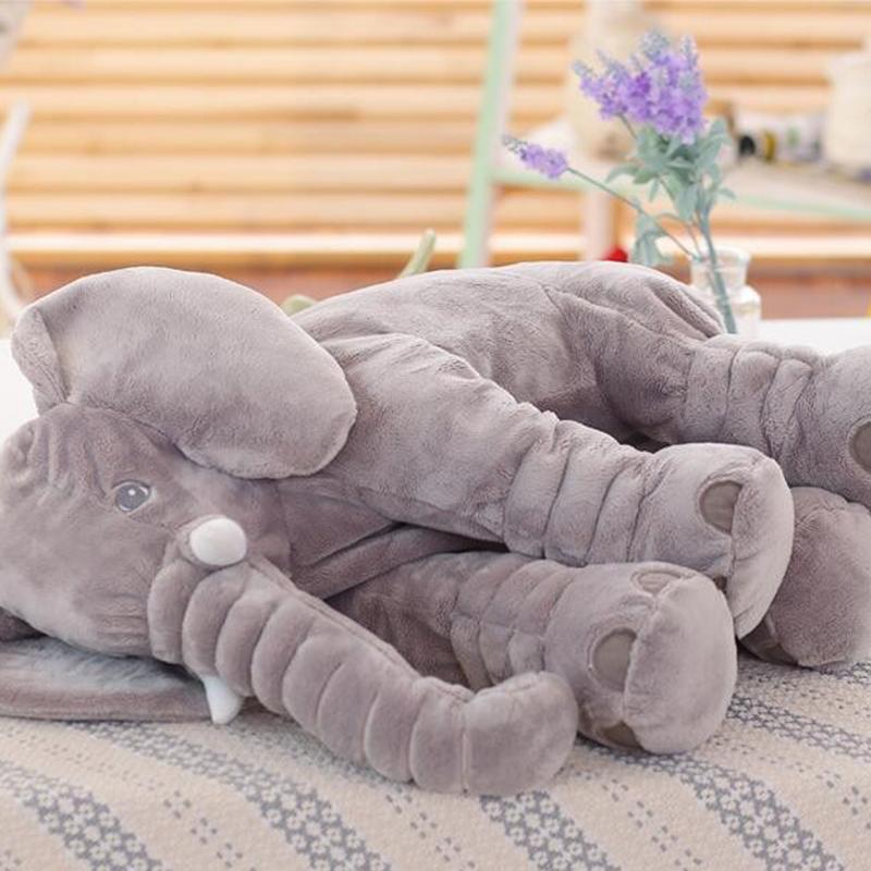 Hoạt Hình 40Cm Lớn Sang Trọng Tai Voi Đồ Chơi Trẻ Em Ngủ Đệm Lưng Nhồi Bông Gối Búp Bê Bé Món Quà Sinh Nhật Cho