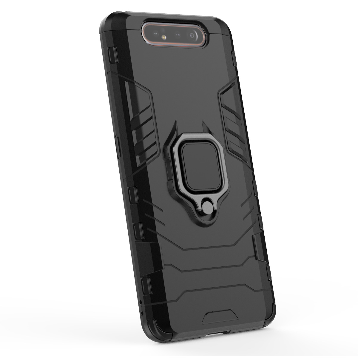Hình ảnh Ốp lưng dành cho samsung Galaxy A80 iron man chống sốc kèm iring - hàng nhập khẩu