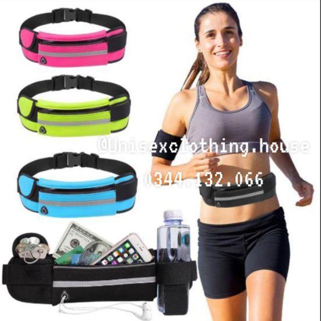 Đai Đeo Chạy Bộ Thể Thao Unisex Đồ Tập Gym Chống Nước Cực Hot Và Tiện Lợi (có ngăn đựng nước dung tích 300 - 550ml)