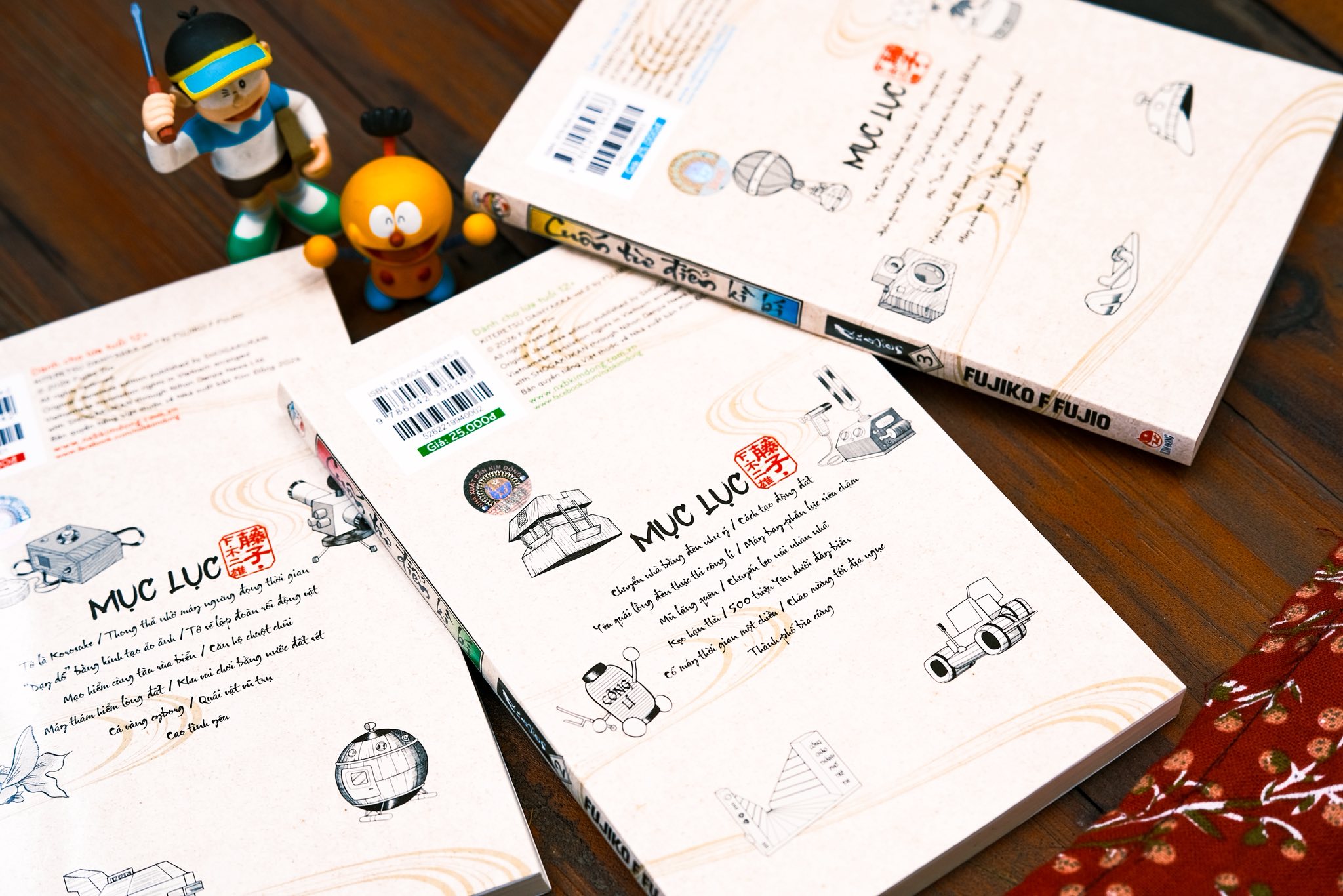 (Trọn bộ 3 tập, tặng sticker) CUỐN TỪ ĐIỂN KÌ BÍ - Fujiko F Fujio – NXB Kim Đồng