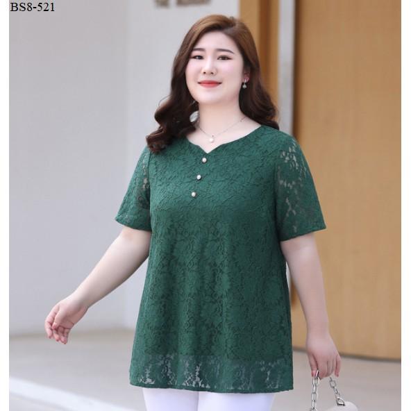 Áo kiểu ren trung niên bigsize (Weighty Look) - BS8-521