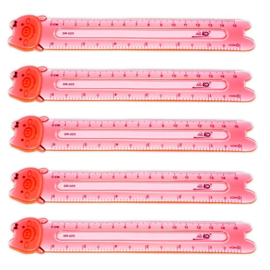 Combo 10 Thước Dẻo Pvc Thiên Long Điểm 10 Tp - Sr025