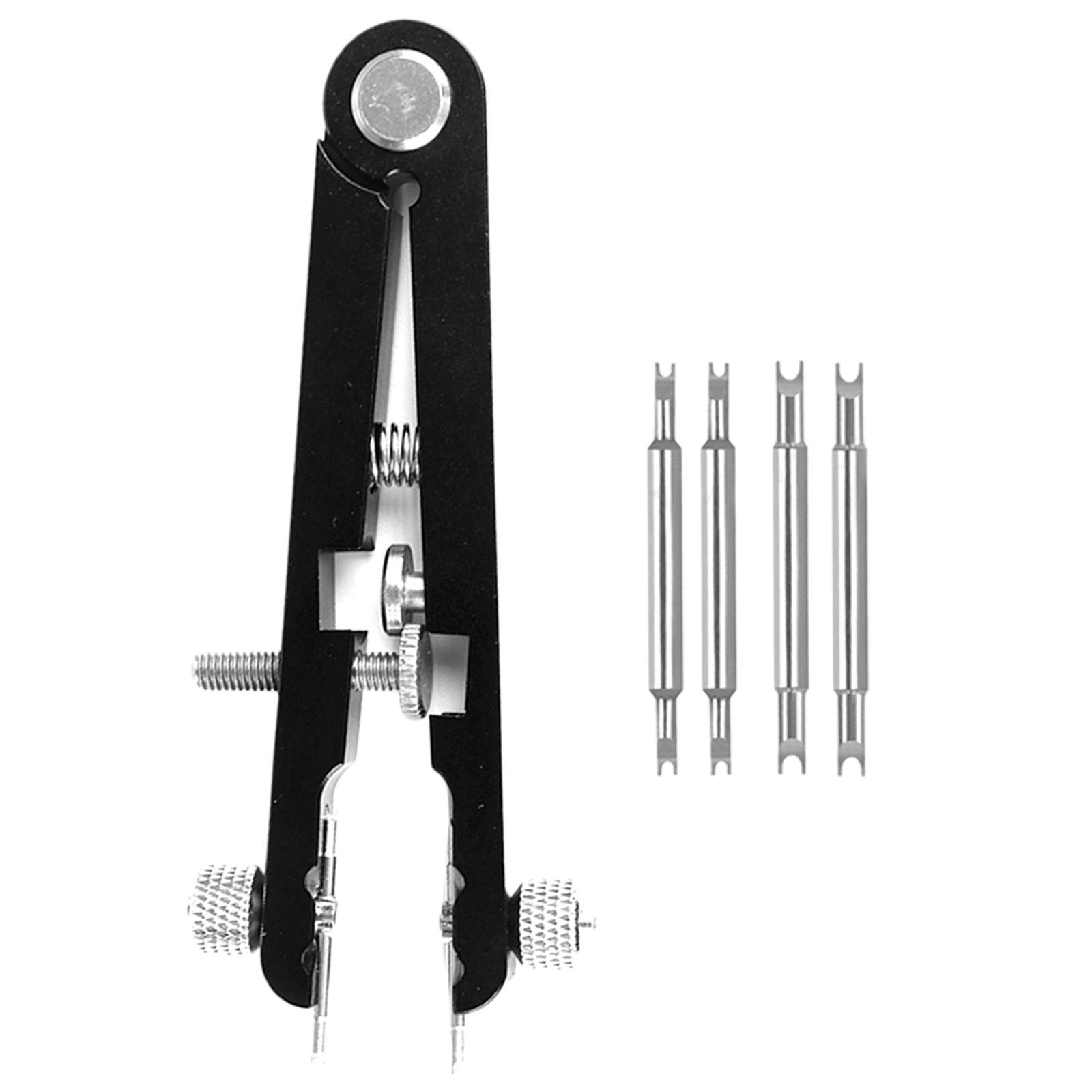 Watch Bracelet Spring Bar Plier Tweezer Remover Replace Adjuster Tool Black