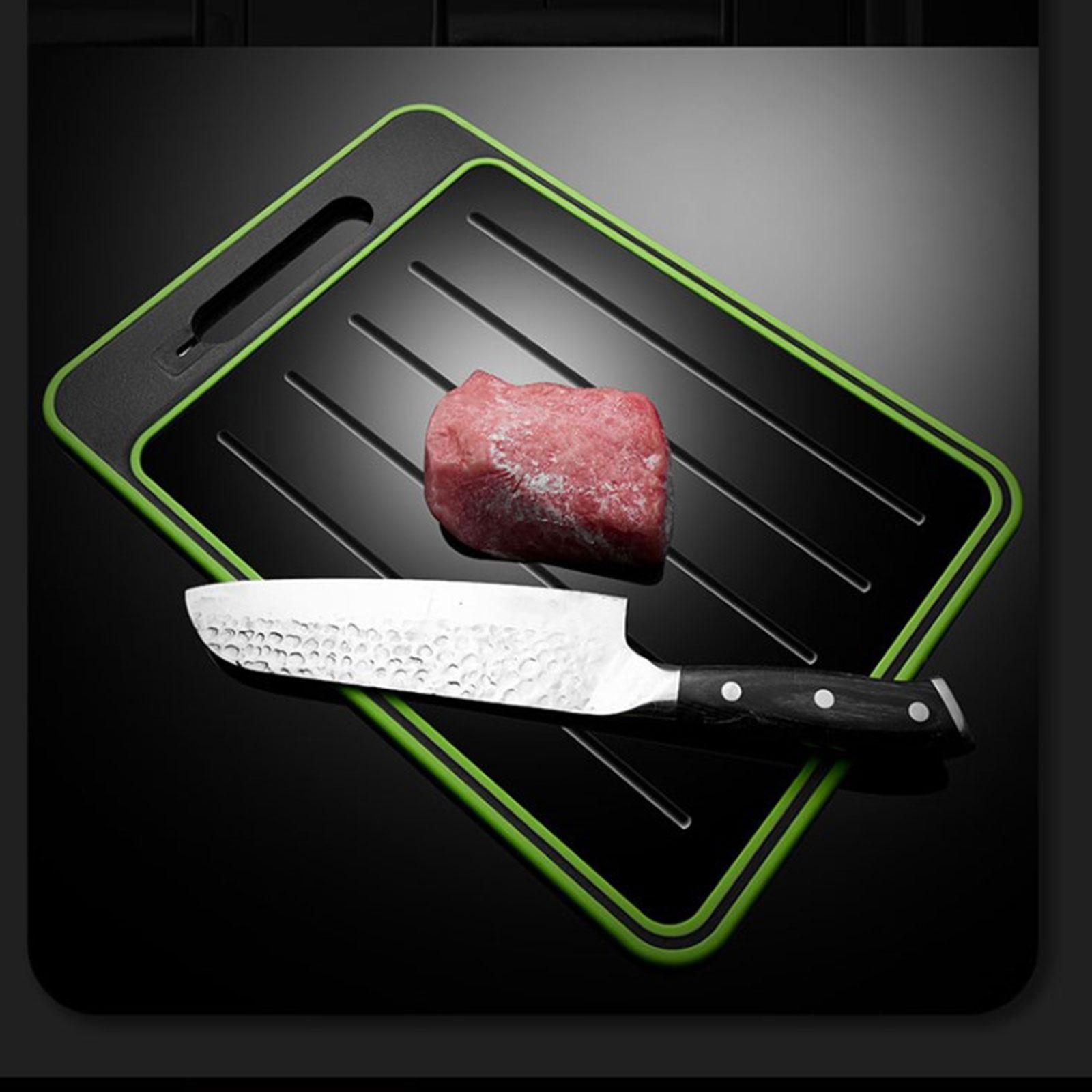 Cutting Board Quick Defrosting for Thawing Food Frozen Meat No Microwaves