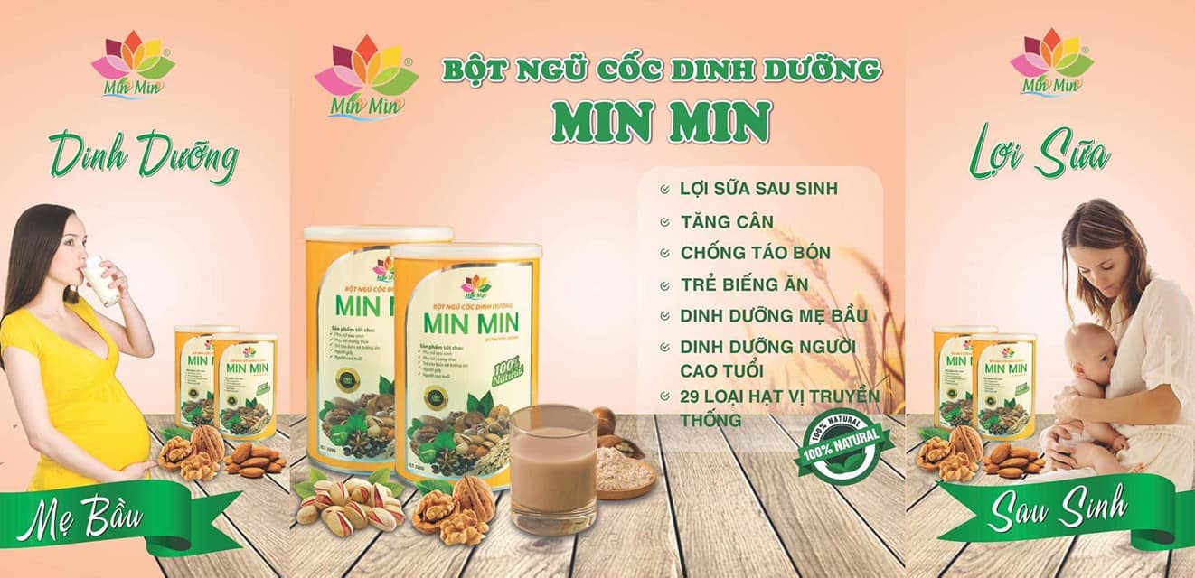 NGŨ CỐC LỢI SỮA CAO CẤP MIN MIN - NGŨ CỐC BẦU CHUẨN OGRANIC