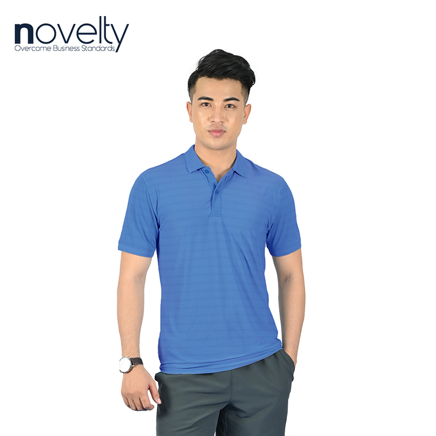 Áo thun nam Polo NOVELTY dệt họa tiết 210135N