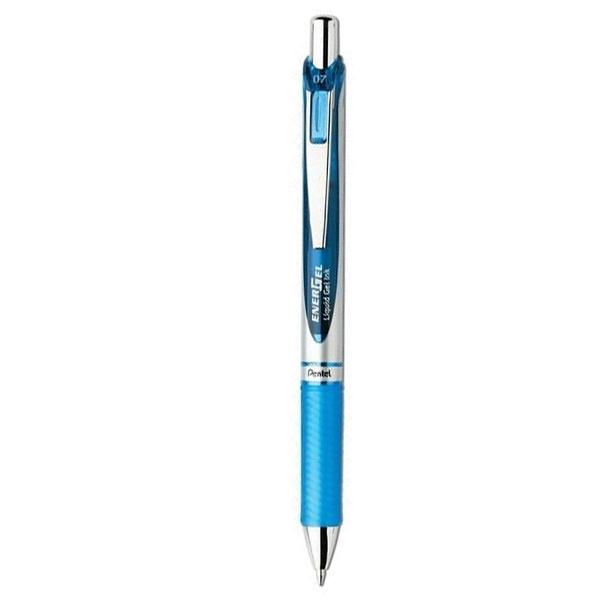 Bút Bi Nước Bấm 0.7mm Pentel BL77-S - Xanh Da Trời