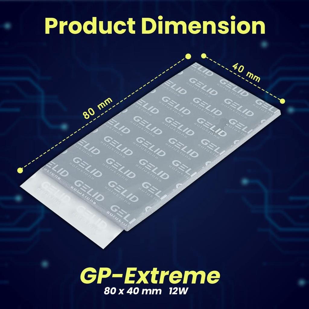 Miếng tản nhiệt cao cấp Gelid GP-Extreme Thermal Pad 12W/mk