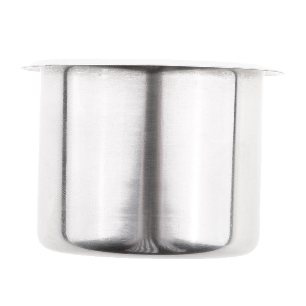 11x Stainless Steel Recessed Cup Drink Holder for Marine Boat RV Camper