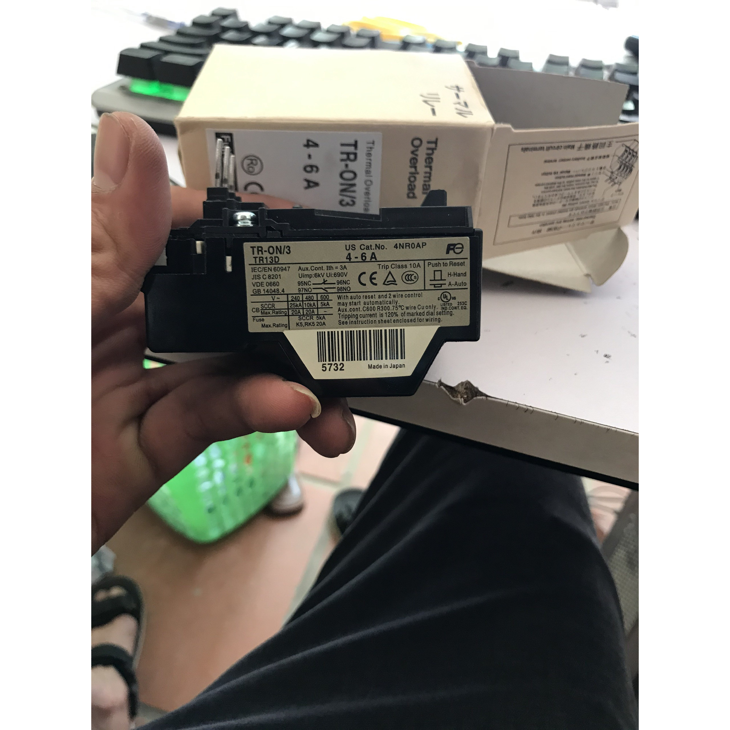 Rơ Le Nhiệt Tr-on /3 4-6A