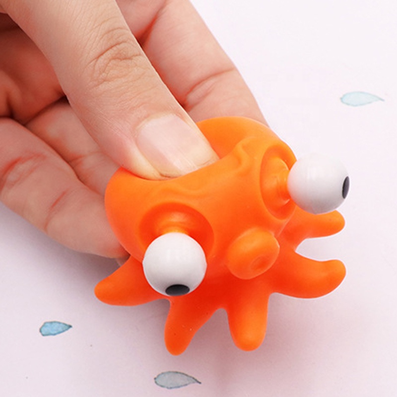 Móc khóa hình thú mắt lồi đáng yêu HT034 - Giao Ngẫu Nhiên