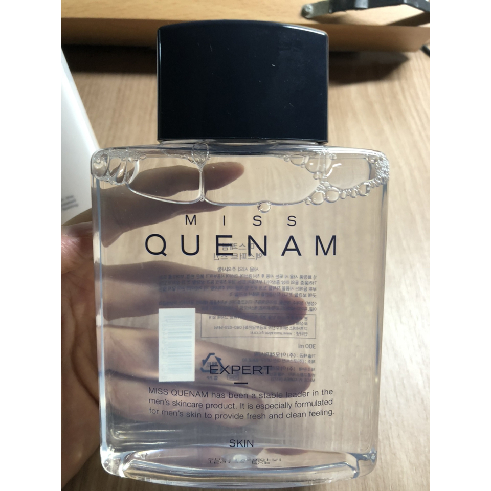 Nước Hoa Hồng Cân Bằng Da Cho Nam Miss Quenam For Men Fresh Skin 300ml