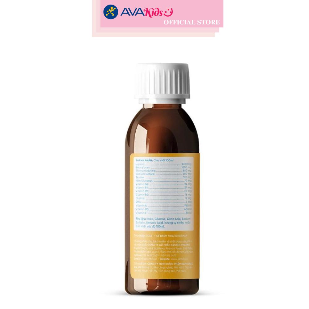 Siro Kentek Kidsmin giúp ăn ngon, hỗ trợ tiêu hóa 100 ml (từ 6 tháng)