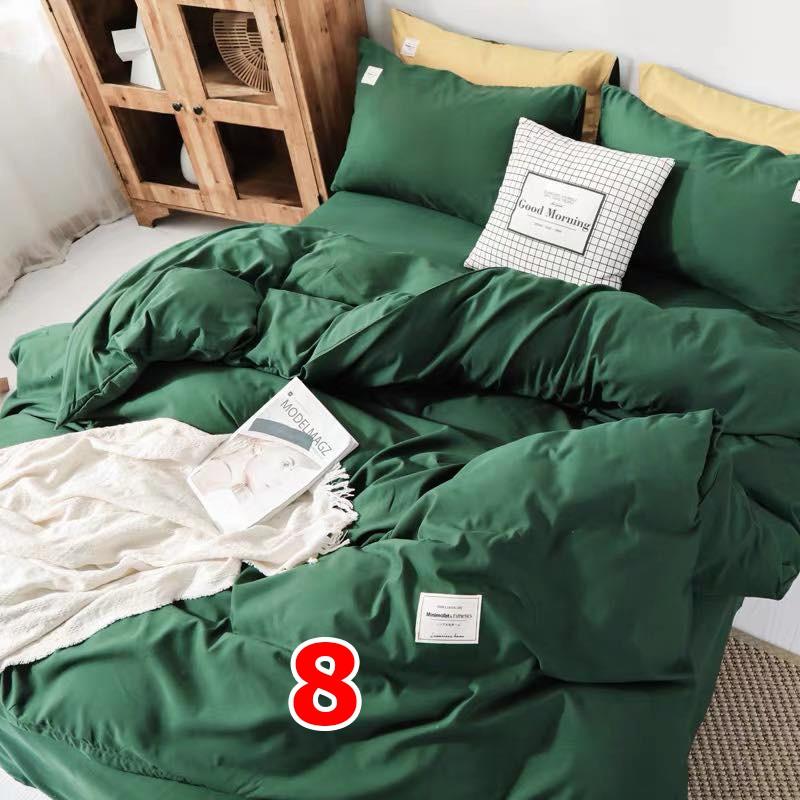 Bộ chăn ga 4 món cotton Tici cao cấp đủ size đủ màu TC03