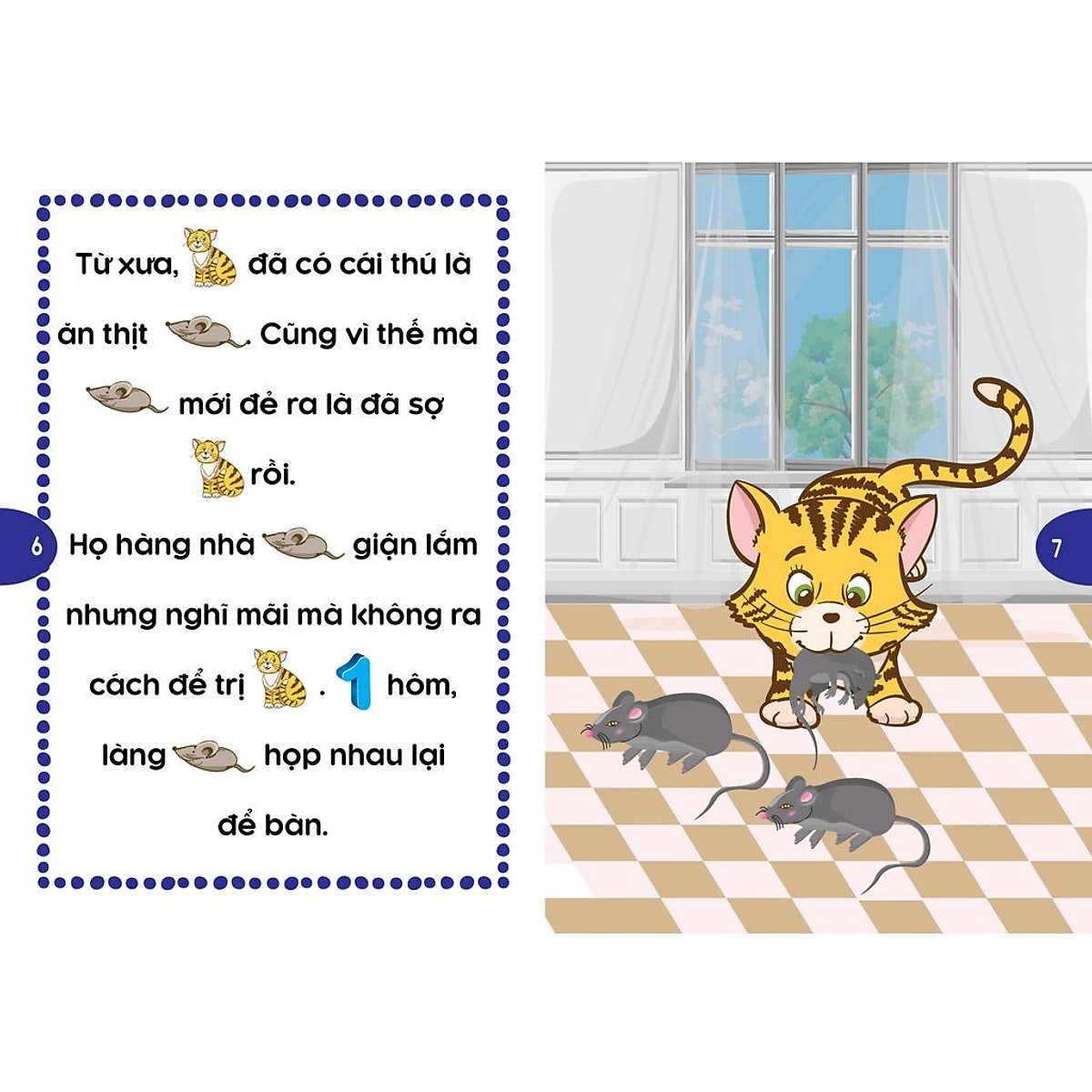 Sách Phát Triển Tư Duy Và Ngôn Ngữ Cho Bé - Truyện Đọc Bằng Hình Ảnh - Truyện Ngụ Ngôn Việt Nam đặc sắc tập 2