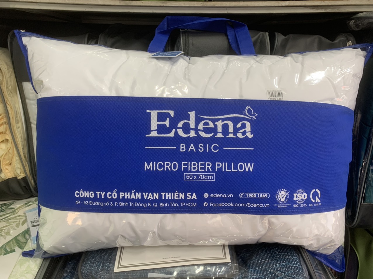 Ruột gối nằm Edena Micro Fiber ( 50*70cm )