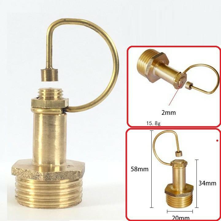 Combo 10 Vòi phun sương dùng lắp hệ thống tưới cây tự động chất liệu đồng thau có móc, ren ngoài 21mm