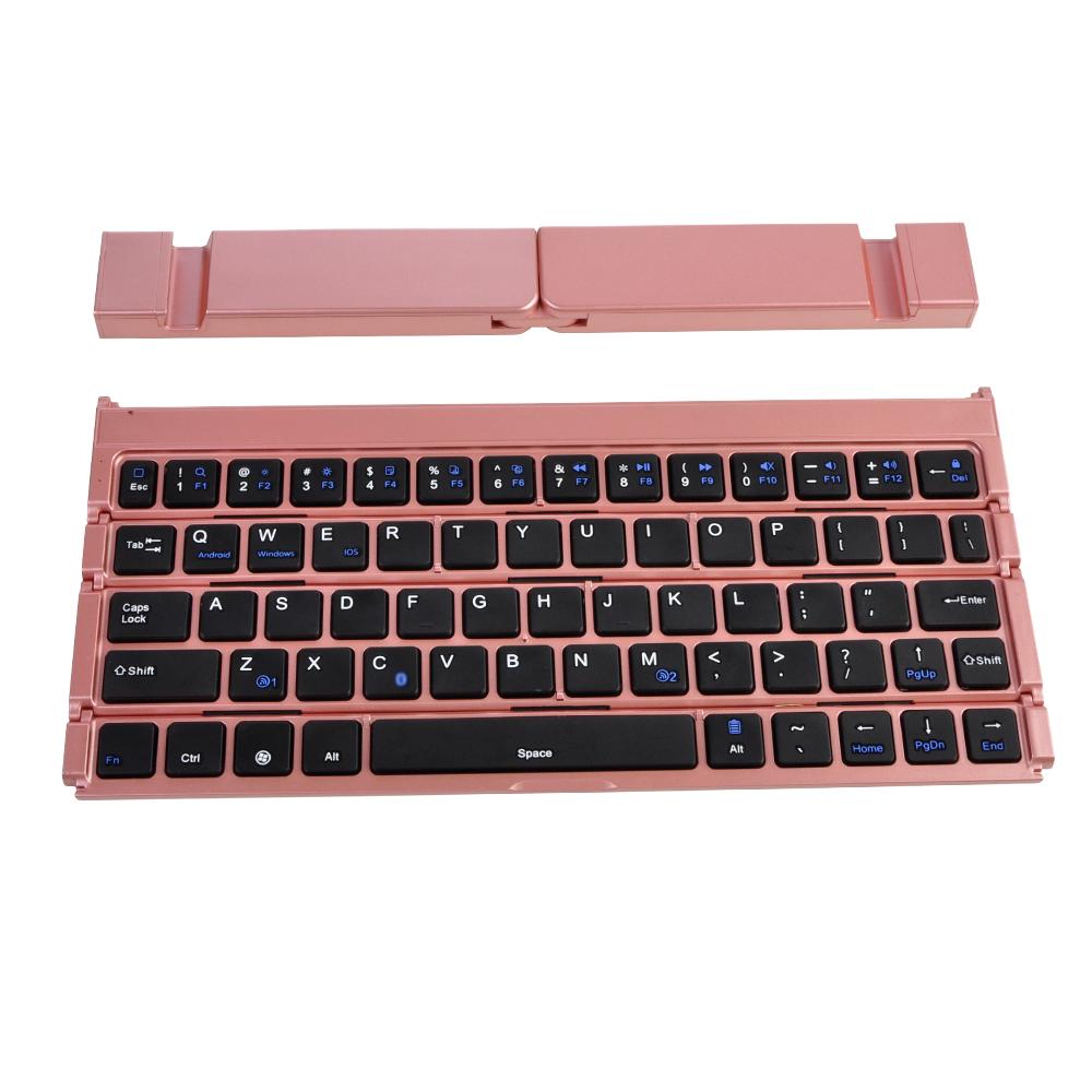 Bàn phím gấp di động mini BK808 có thể gập lại hai kênh cho iOS Android Windows