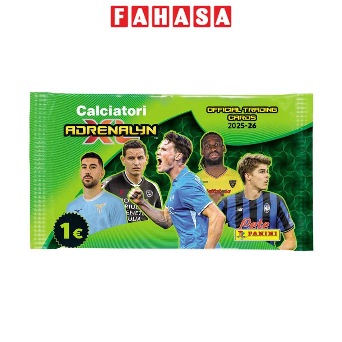 Gói Thẻ Hình Calciatori 2025-26 Adrenalyn XL - Panini (6 Cards Ngẫu Nhiên/Túi)