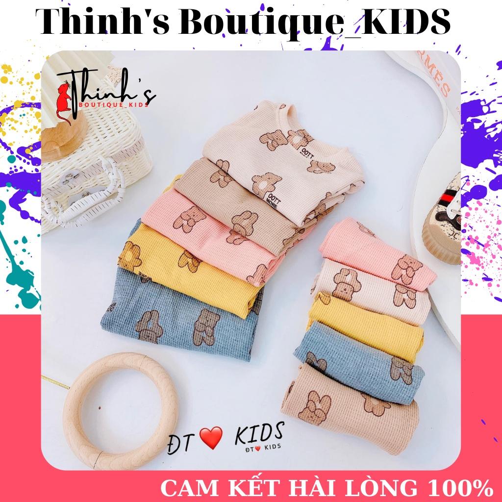 Bộ quần áo thun dài trẻ em - Set áo quần thun cho bé