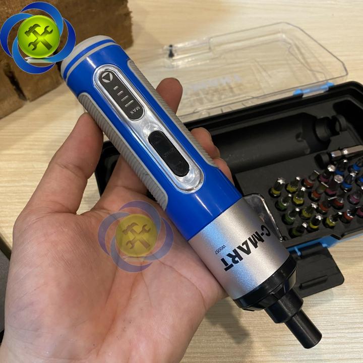 Tua vít pin C-mart W0057 sử dụng sạc USB lực siết 3Nm