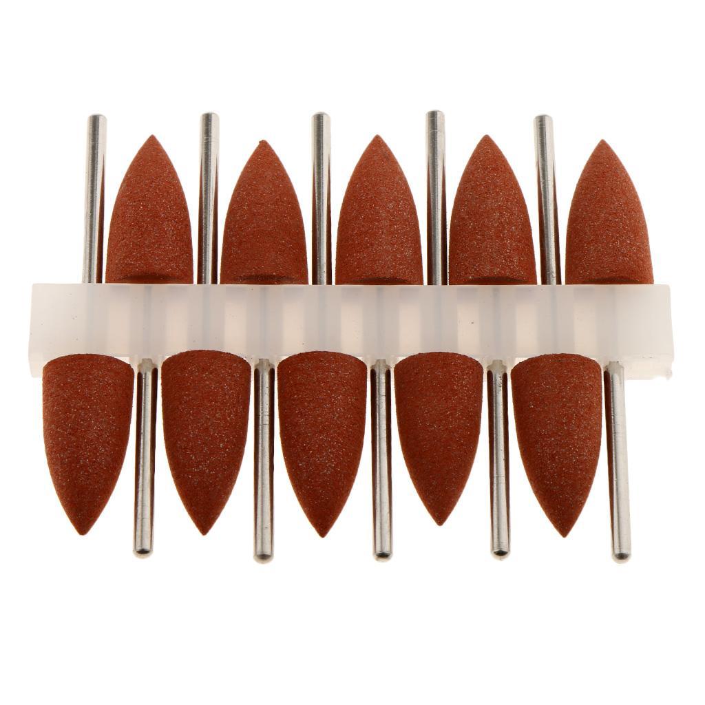 10 Pieces 2.35mm Resin Base Burs Rotary Drill Polisher Set