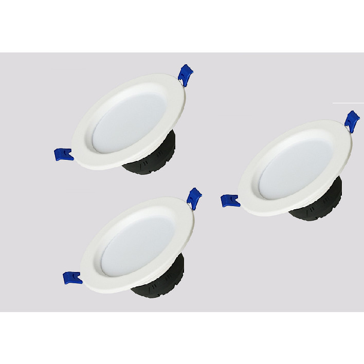 Bộ 3 đèn Led âm trần 12w ánh sáng vàng trung tính