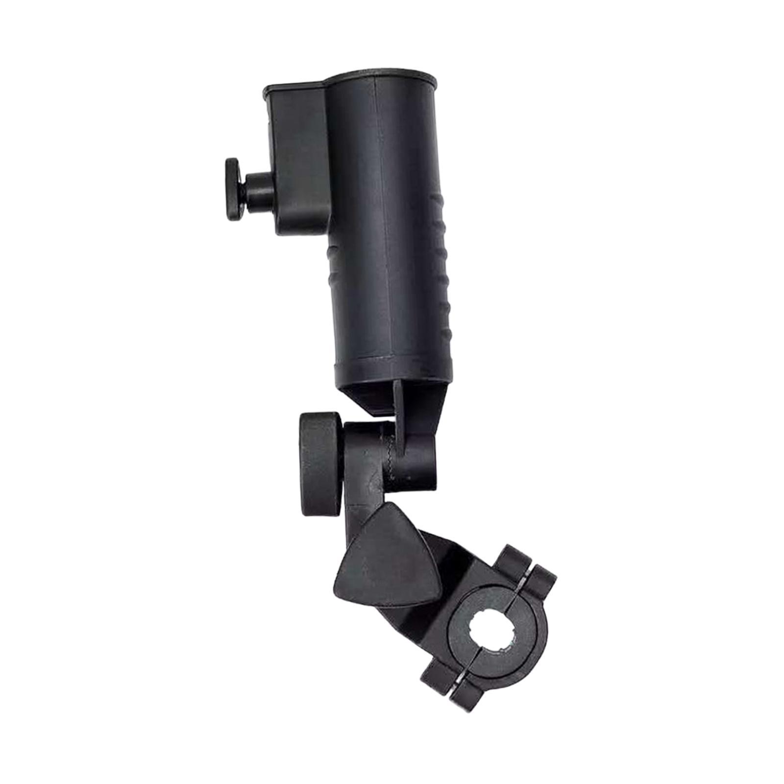 Golf Cart Umbrella Holder Clamp Mount, Umbrella Clip Mounting Durable Practical Easy to Install Golf Umbrella Holder Stand Clamp for Practice