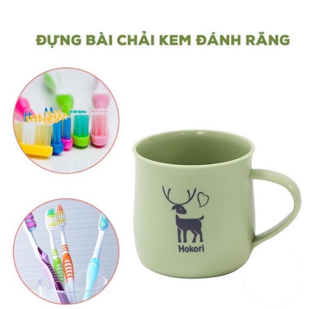 Cốc nhựa lúa mạch HOKORI cao cấp , cốc nhựa Việt Nhật chịu nhiệt cao 350ml