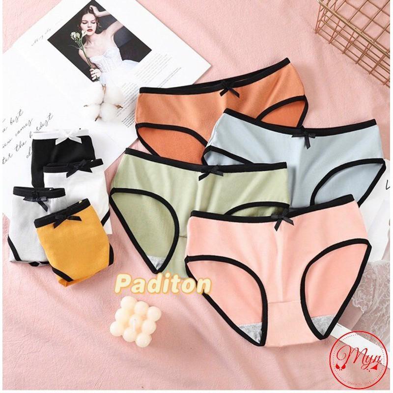 QUẦN LÓT COTTON CẠP VIỀN ĐEN, CO GiÃN 4 CHIỀU