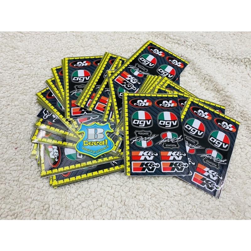Tem logo Sticker AGV,K&N