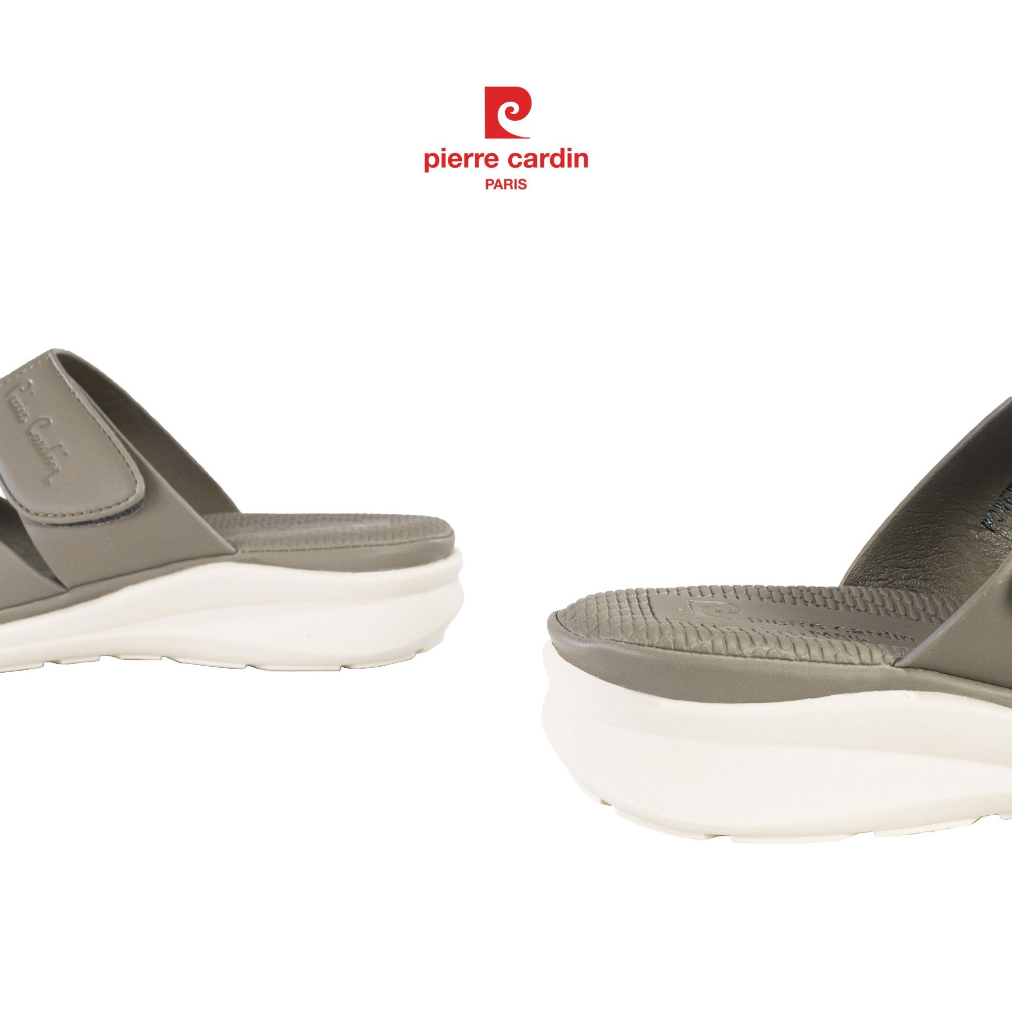 Sandal nữ Pierre Cardin chất liệu da cao cấp, đế cao 2 phân - PCWFWS 226