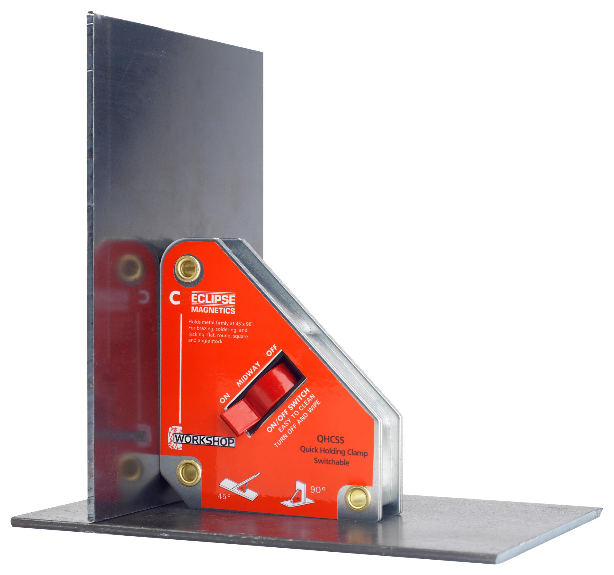Ke góc nam châm có công tắc chuyển đổi từ tính lực hút 40kg Eclipse QHCSS