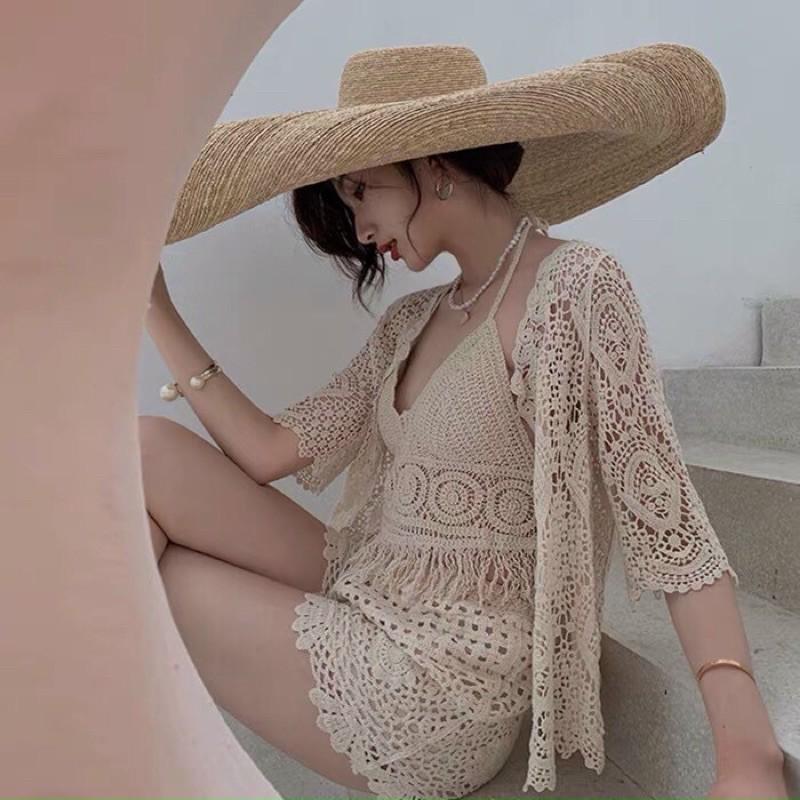 14-Set bikini ren đi biển 3 món có bán rời
