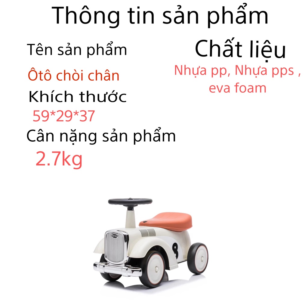 Xe chòi chân ô tô cho bé có nhạc, có đèn led nháy, hàng cao cấp cho bé từ 1-5 tuổi