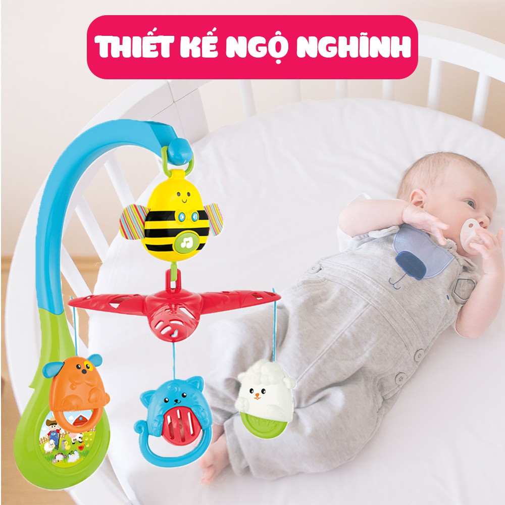 Treo Cũi Hình Động Vật Có Nhạc Winfun 0856