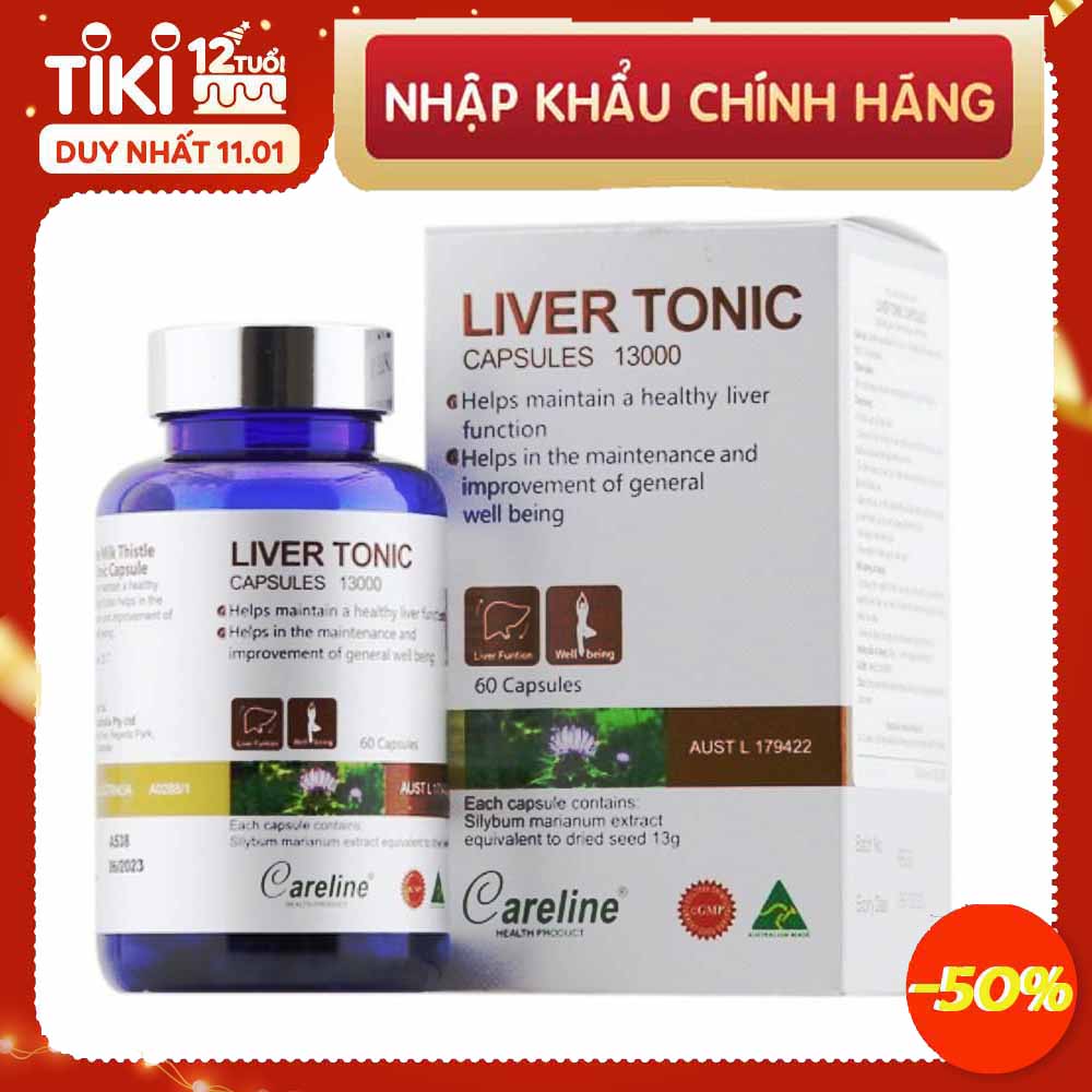 Careline Liver Tonic - Viên uống bổ gan.