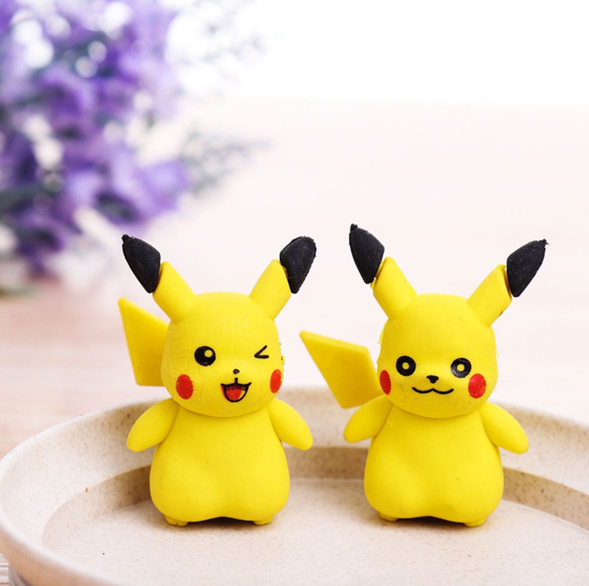 Cục Tẩy Bút Chì Hình PIKACHU siêu dễ thương - Cục Gôm Tẩy Văn Phòng Phẩm Cho Bé