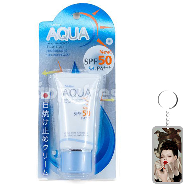 Kem chống nắng trắng da Mistine Aqua Base Suncream Thái Lan 20ml tặng móc khóa