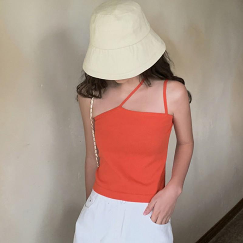 Áo Hai Dây Dệt Kim Thời Trang Cho Nữ