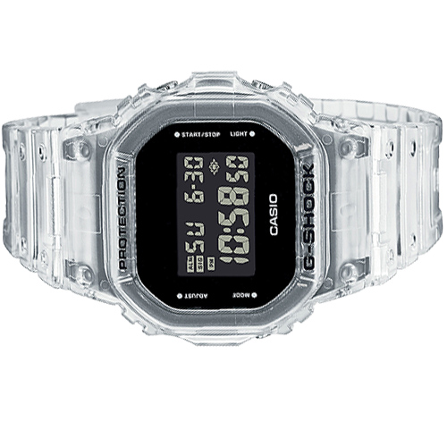 Đồng Hồ Nam Casio G-Shock DW-5600SKE-7DR Chính Hãng | Casio G-Shock DW-5600SKE-7D Transparent Pack Dây Nhựa